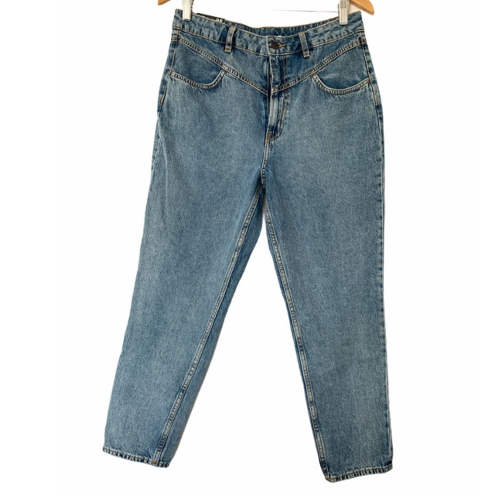 H&M High Rise Ankle length mom jeans
